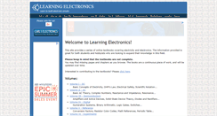 Desktop Screenshot of learningelectronics.net