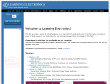 Tablet Screenshot of learningelectronics.net
